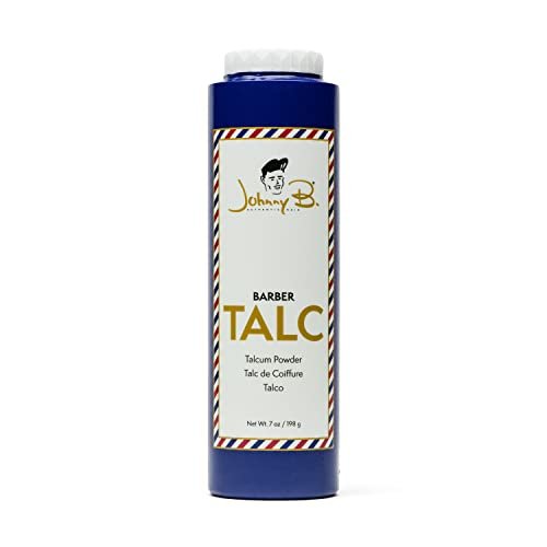 JOHNNY B. Professional Barber Talk Puder – 7 oz. Talkumpuder für Herren