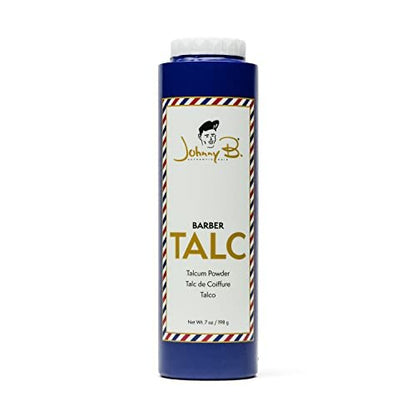 JOHNNY B. Professional Barber Talk Puder – 7 oz. Talkumpuder für Herren