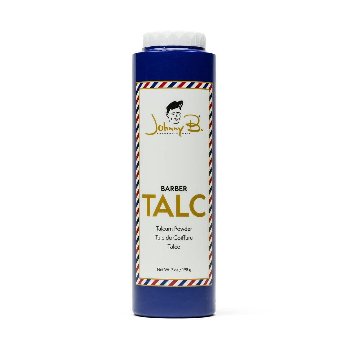 JOHNNY B. Professional Barber Talk Puder – 7 oz. Talkumpuder für Herren