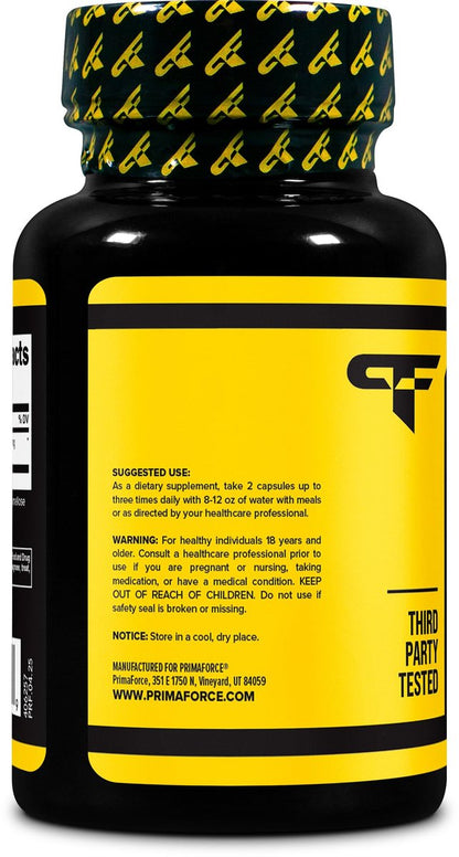 Primaforce Yohimbin HCl 2,5 mg, 90 Kapseln – GVO-freies und glutenfreies Nahrungsergänzungsmittel