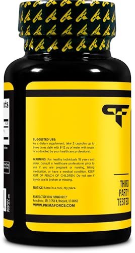 Primaforce Yohimbin HCl 2,5 mg, 90 Kapseln – GVO-freies und glutenfreies Nahrungsergänzungsmittel