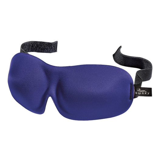 Bucky 40 Blinks Schlafmaske Ohne Druck – Fest & Bequem für Reise und Schlaf, Navy, Einheitsgröße