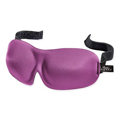 Bucky 40 Blinks Schlafmaske – Druckfreie Augenmaske für erholsamen Schlaf & Reisen, Orchidee, Einheitsgröße