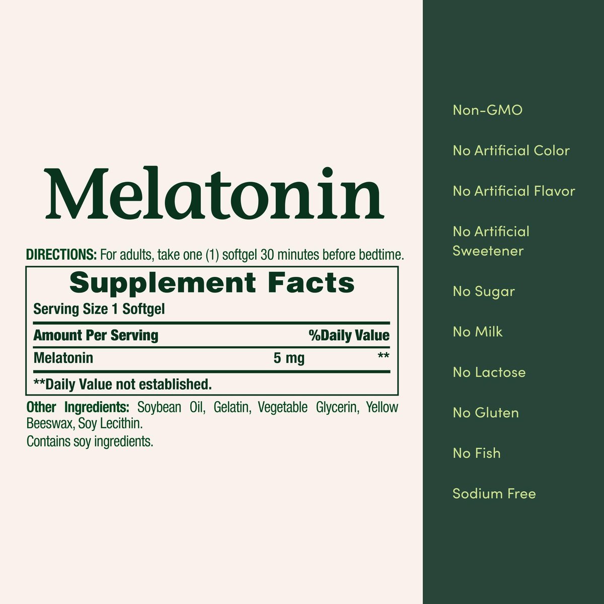 Nature's Bounty Melatonin 5 mg – 120 Weichkapseln, 4-Monats-Vorrat, Schlafhilfe, 100 % Arzneimittelfrei, Nahrungsergänzungsmittel zur Entspannung und Schlafgesundheit