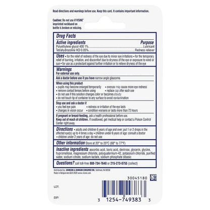 Visine Advanced Relief Augentropfen gegen Rötungen, 0,28 oz