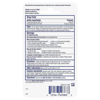 Visine Advanced Relief Augentropfen gegen Rötungen, 0,28 oz