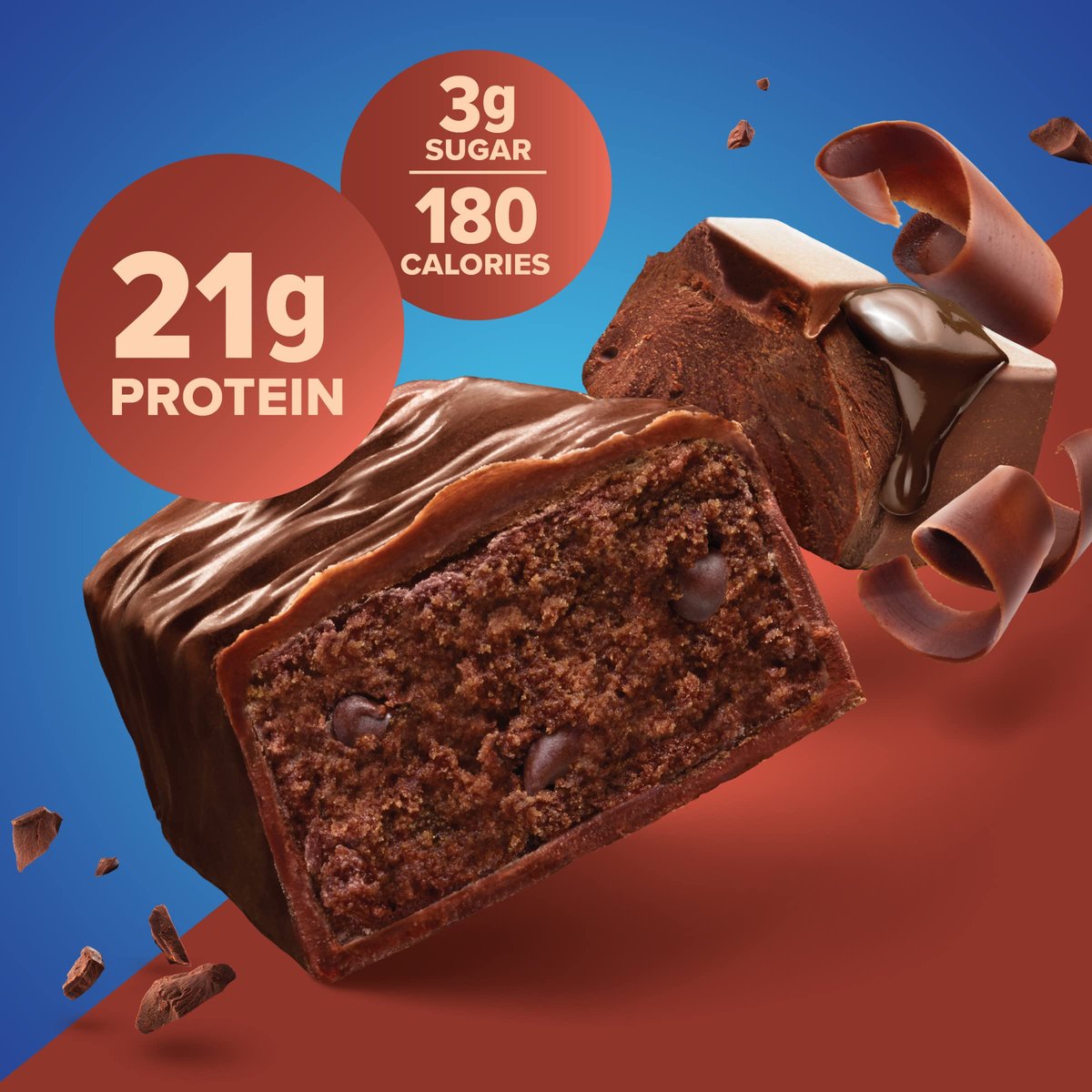 Pure Protein Chocolate Deluxe Proteinriegel – 21g Protein, 3g Zucker, 190 Kalorien (12er Pack) Zuckerarmer* High-Protein-Snack – Glutenfrei – Perfekt für einen gesunden Snack