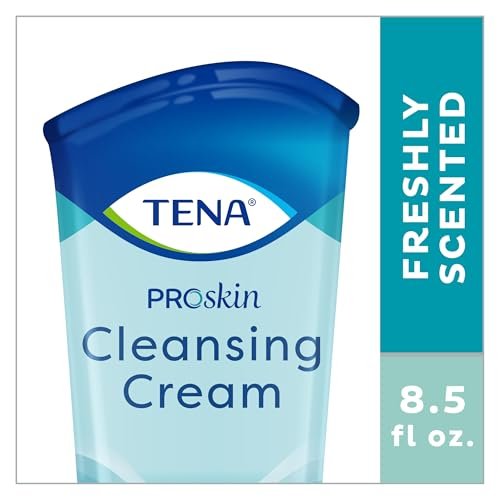TENA ProSkin Reinigungscreme – Rinse-Free Body Wash Tube, milder Duft, 240 ml