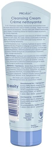 TENA ProSkin Reinigungscreme – Rinse-Free Body Wash Tube, milder Duft, 240 ml