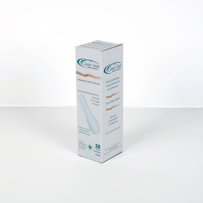 The Clean Seat 28er Pack – Ungedeckt/Komplette Abdeckung für Damen und Herren – Weiß