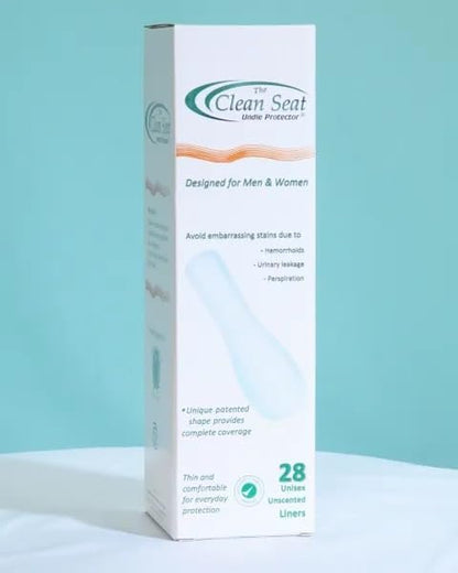 The Clean Seat 28er Pack – Ungedeckt/Komplette Abdeckung für Damen und Herren – Weiß