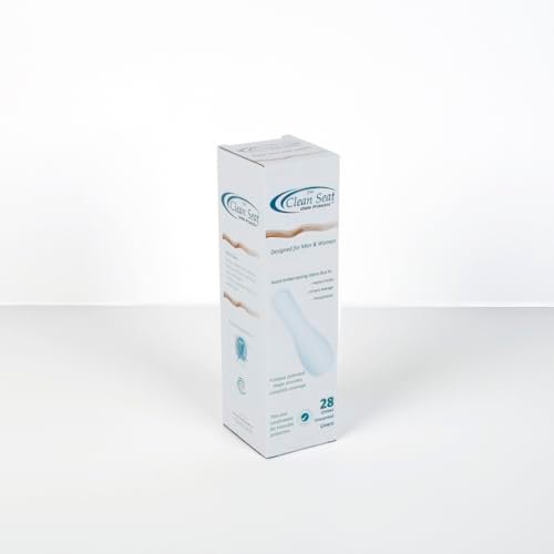 The Clean Seat 28er Pack – Ungedeckt/Komplette Abdeckung für Damen und Herren – Weiß