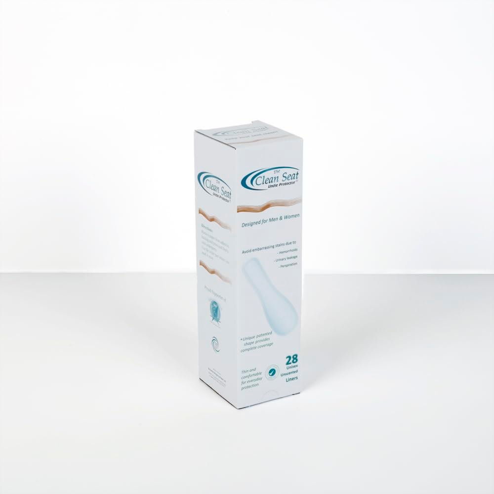 The Clean Seat 28er Pack – Ungedeckt/Komplette Abdeckung für Damen und Herren – Weiß