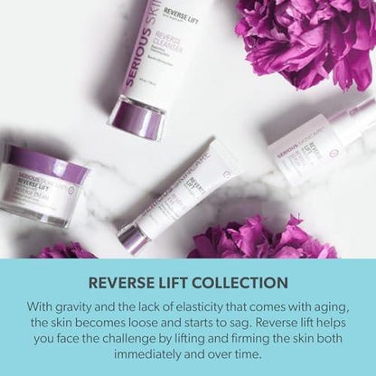 Collagen-basiertes leitfähiges Aktivatorgel für Mikrostrom-Gesichtsstraffung, Körperkonturierung und HF-Gesichtsgeräte – feuchtigkeitsspendende, nicht klebende Formel – leichtes Gleiten – Serious Skincare Reverse Lift 118 ml
