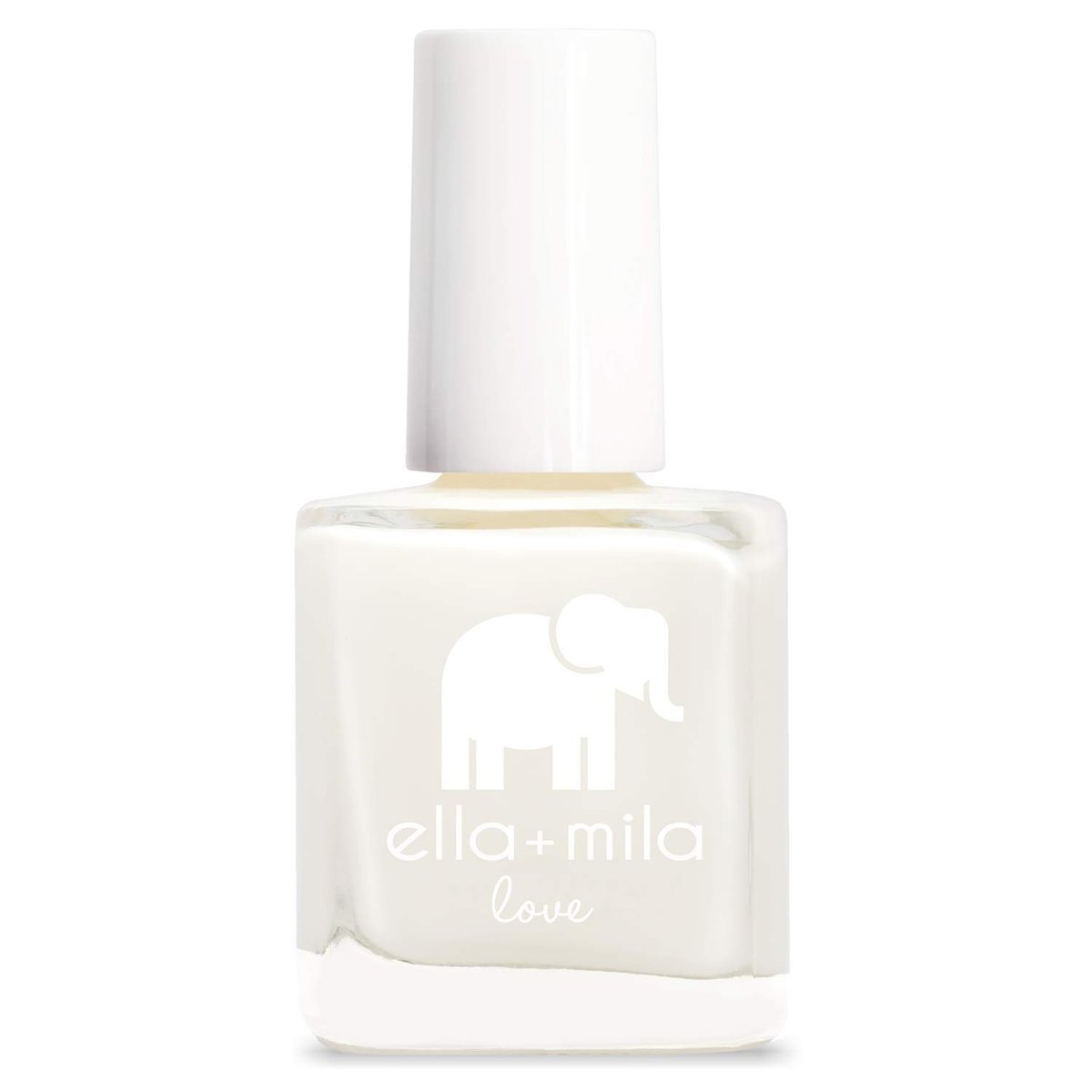 ella+mila Professioneller Nagellack - Schnell trocknender Nagellack - Lang anhaltend & splitterresistent (Love Collection - Pure Love - 0,45 fl oz)