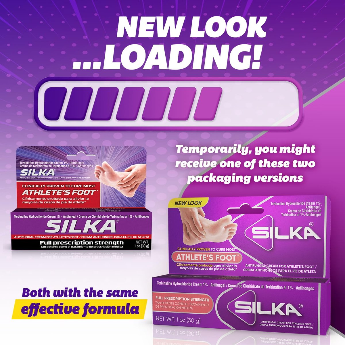 SILKA Anti-Pilz-Creme – Klinische Fußpilzbehandlung, Juckreiz & Ringelflechte, Maximale Stärke, Schnelle Linderung von Jucken & Brennen, 28 g