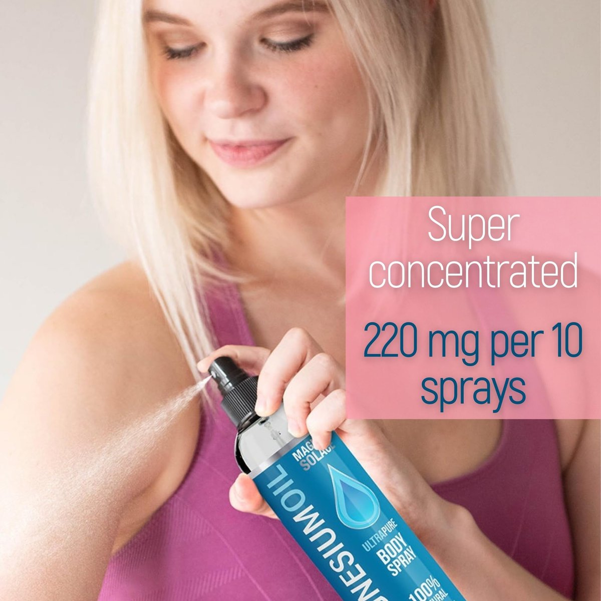 Reines Magnesiumöl Spray – 100 % natürliches Magnesium Spray aus dem Meer
