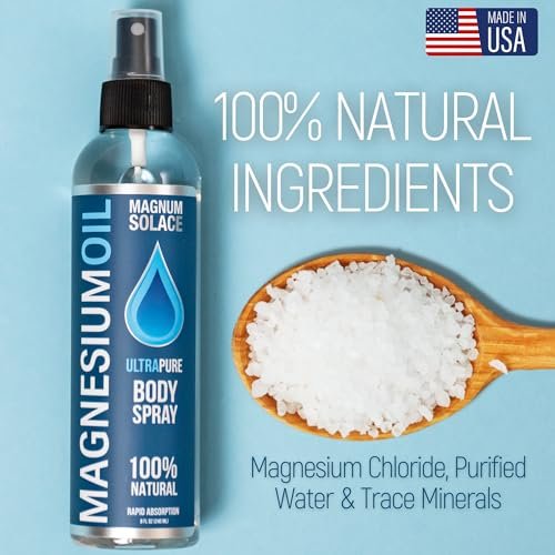 Reines Magnesiumöl Spray – 100 % natürliches Magnesium Spray aus dem Meer