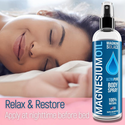 Reines Magnesiumöl Spray – 100 % natürliches Magnesium Spray aus dem Meer