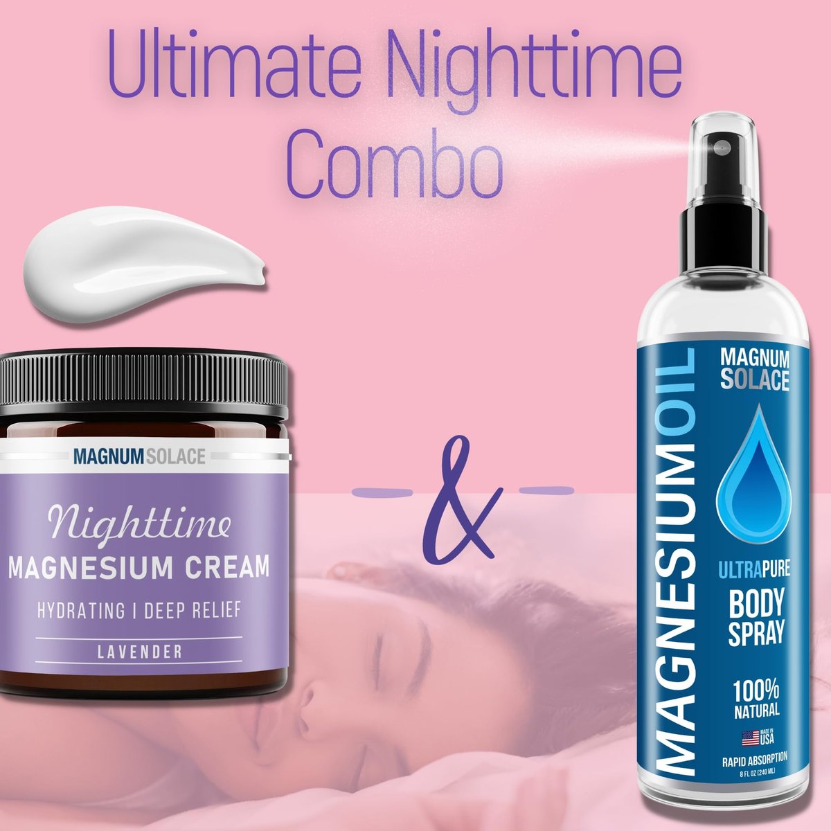 Reines Magnesiumöl Spray – 100 % natürliches Magnesium Spray aus dem Meer