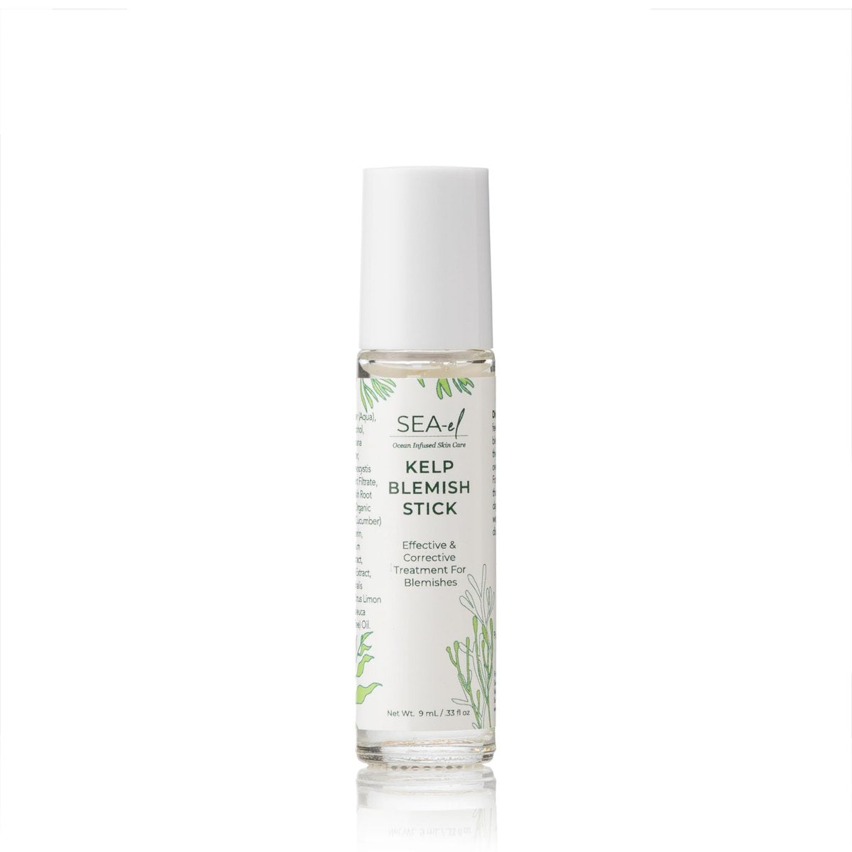 Sea El Kelp Blemish Stick - Pickel & Mitesser Behandlung mit Hamamelis, Rosmarin & Teebaumöl für alle Hauttypen - 9 ml