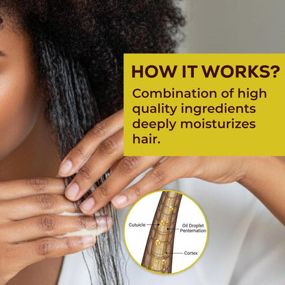 Fro Butter Emu-Öl Haarfeuchtigkeitscreme für schwarze Frauen & Männer | 4C Haarprodukte | Natürliches Haarwachstum | Bio-Inhaltsstoffe | Für gesünderes, stärkeres, dickeres Haar – Locken, Kräuselungen, Kanten & Locs | 227g Glas