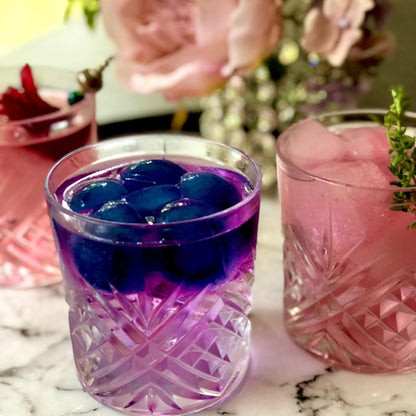 Wild Hibiscus B’Lure Schmetterlingserbsenblütenextrakt | 100 ml | Natürlicher blauer botanischer Extrakt | Magischer farbwechselnder Cocktail- & Kulinarik-Konzentrat