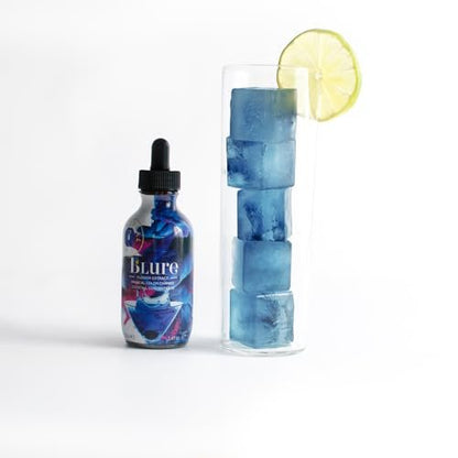 Wild Hibiscus B’Lure Schmetterlingserbsenblütenextrakt | 100 ml | Natürlicher blauer botanischer Extrakt | Magischer farbwechselnder Cocktail- & Kulinarik-Konzentrat
