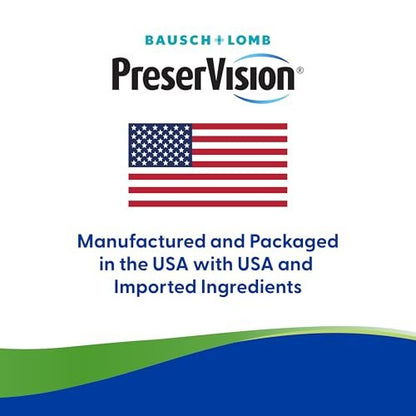 PreserVision AREDS 2 Augenvitamine – Luthein und Zeaxanthin mit Vitamin C, Vitamin E, Zink und Kupfer, 60 Minigels – Nr. 1 von Augenärzten empfohlen