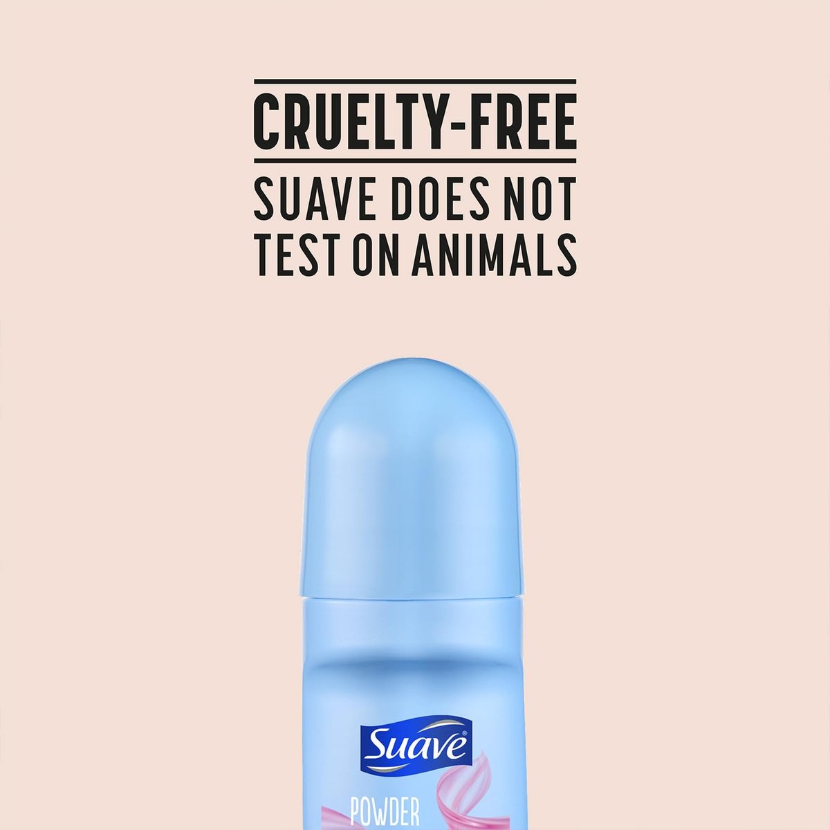 Suave Roll-On Deodorant für Frauen, Powder Fresh Duft, 2er-Pack – Antitranspirant-Deodorant mit 24-Stunden-Schweiß- und Geruchsschutz, 2,7 Oz pro Stück