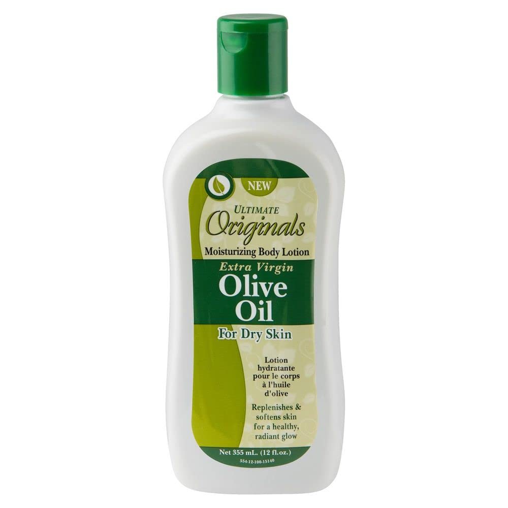 Originals by Africa's Best Extra Virgin Olivenöl Feuchtigkeitslotion für trockene Haut, 12 Flaschen