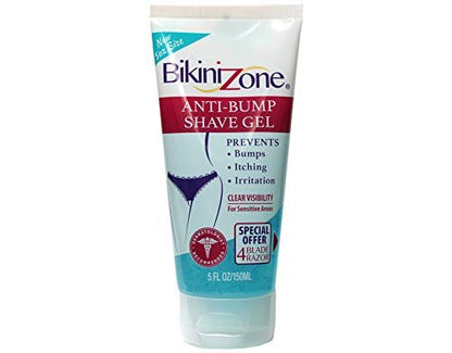Bikini Zone Rasiergel gegen Rasierpickel, 118 ml (2er-Pack)