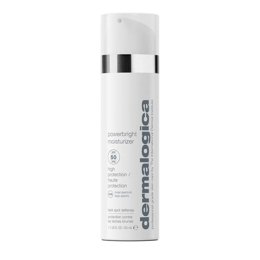 Dermalogica Powerbright Moisturizer SPF 50 Feuchtigkeitscreme mit Sonnenschutz – Schützt die Haut vor dunklen Flecken mit Niacinamid & Hyaluronsäure, 50 ml