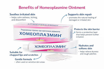 Homeoplasmine XL 40g – Die Original Zaubercreme für trockene Haut, Irritationen und weiche Lippen [Französische Originalverpackung]