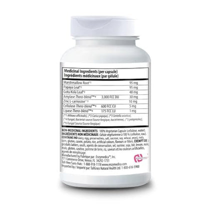 Enzymedica Acid Soothe – 3-in-1 Formel mit Enzymen & Kräutern gegen gelegentliches Sodbrennen, 30 Kapseln