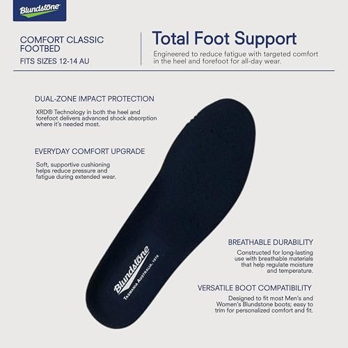 Blundstone Unisex Xtreme Comfort Einlegesohle – Größe 9-10 Herren / 11-12 Damen