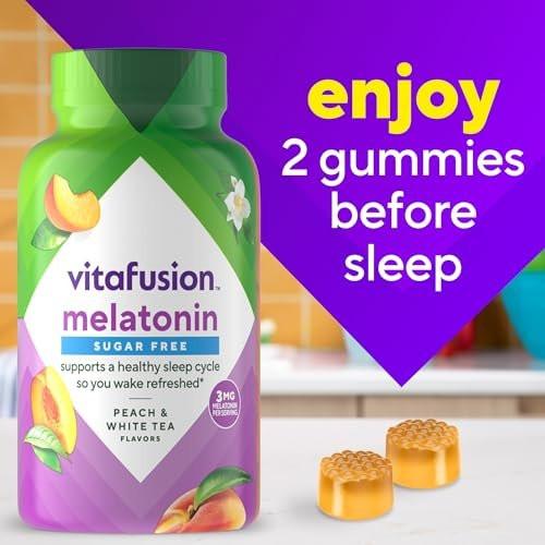 Vitafusion Melatonin Gummy Vitamine – Einschlafhilfe mit 140 Gummis
