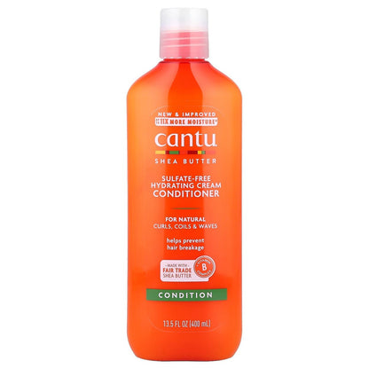 Cantu Shea Butter Hydrating Cream Conditioner für natürliches Haar, 400 ml