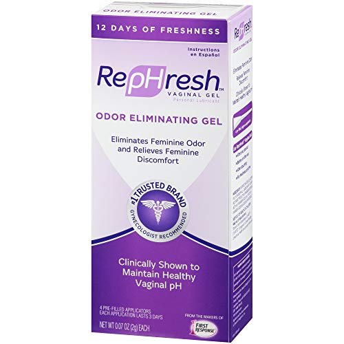 RepHresh Geruchsentfernendes Vaginalgel, pH-Balance für Frauen, 4 Stück (0,7 oz)