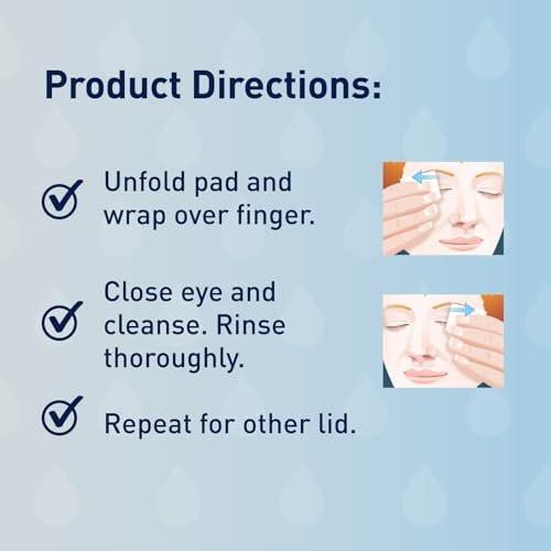 OCuSOFT Lid Scrub Original Augenlid-Reiniger – Vorbefeuchtete Lidtücher für milde bis mittelschwere Beschwerden – Reinigt, beruhigt und lindert gereizte Augenlider – 30 Stück