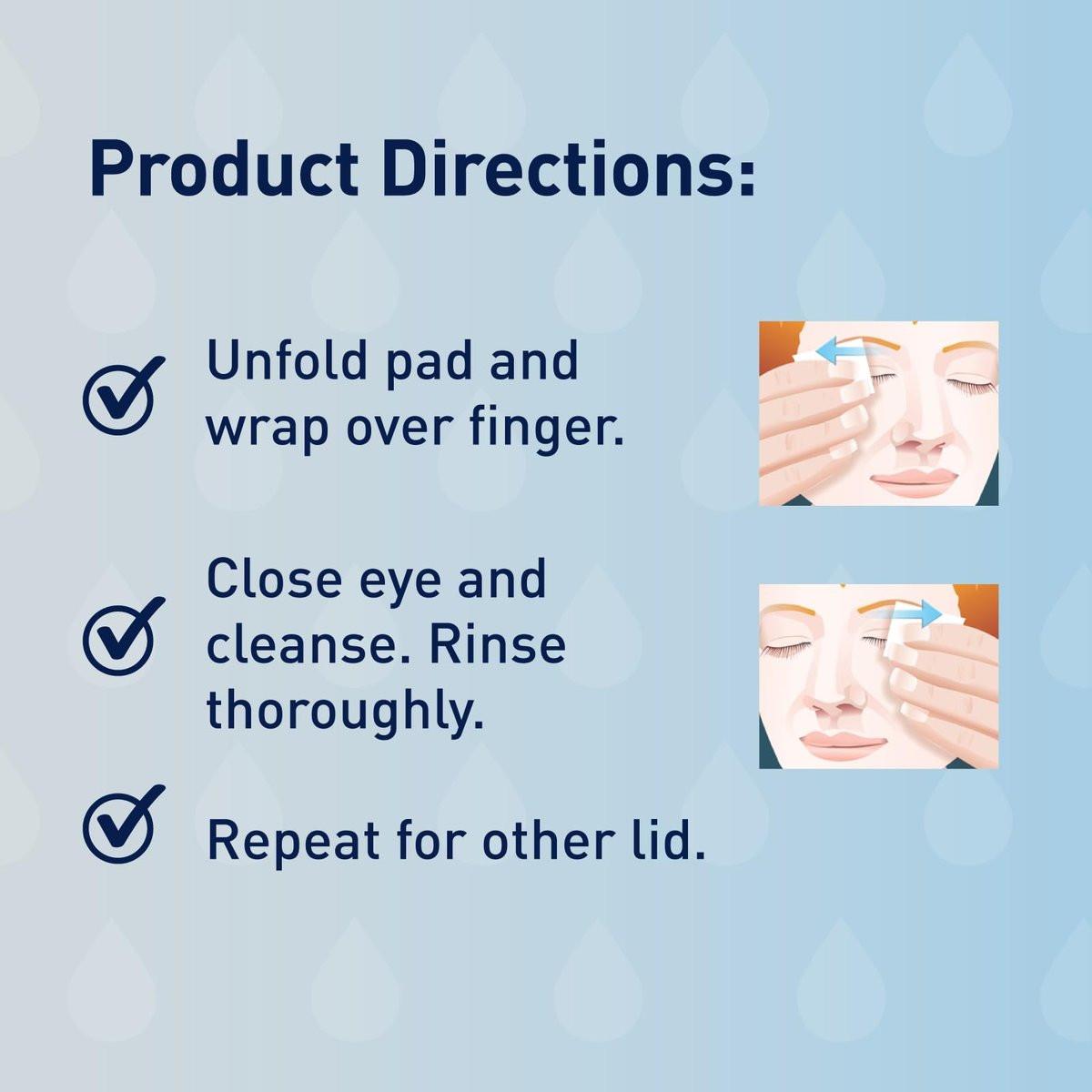 OCuSOFT Lid Scrub Original Augenlid-Reiniger – Vorbefeuchtete Lidtücher für milde bis mittelschwere Beschwerden – Reinigt, beruhigt und lindert gereizte Augenlider – 30 Stück