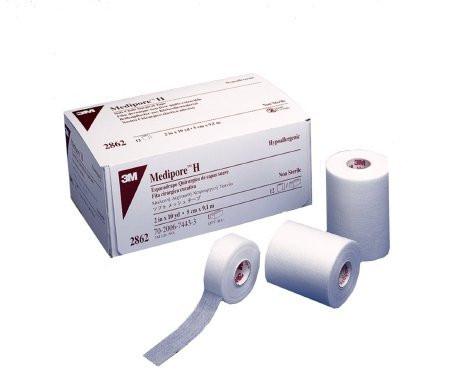 3M Medipore H Soft Cloth Chirurgisches Klebeband 2" x 10 Yards - 2 Rollen
