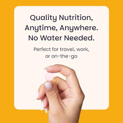 EZ Melts Vitamin C – Tägliche Unterstützung für Antioxidantien & Immunsystem – Ohne künstliche Aromen – Nicht-GMO & Zuckerfrei – Orangen-Zitrus – 60 lösliche Tabletten (30 Portionen)