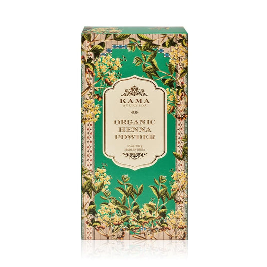 Kama Ayurveda 100 % Bio-Hen napulver – 100 g reines Naturprodukt für gesundes Haar