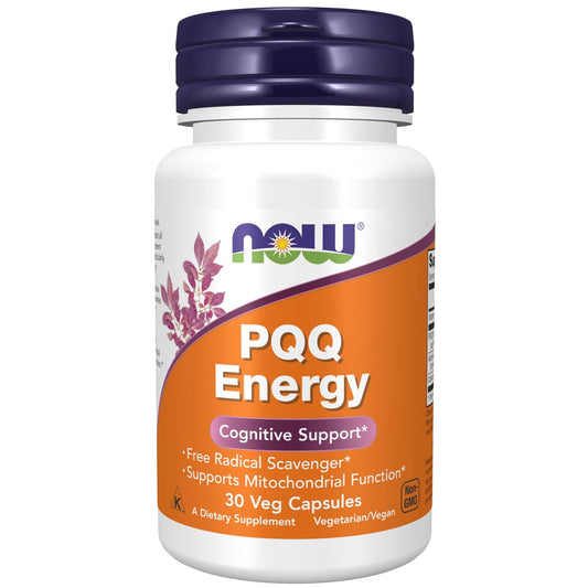NOW Foods PQQ Energie, Freier Radikalfänger, Kognitive Unterstützung*, 30 vegane Kapseln
