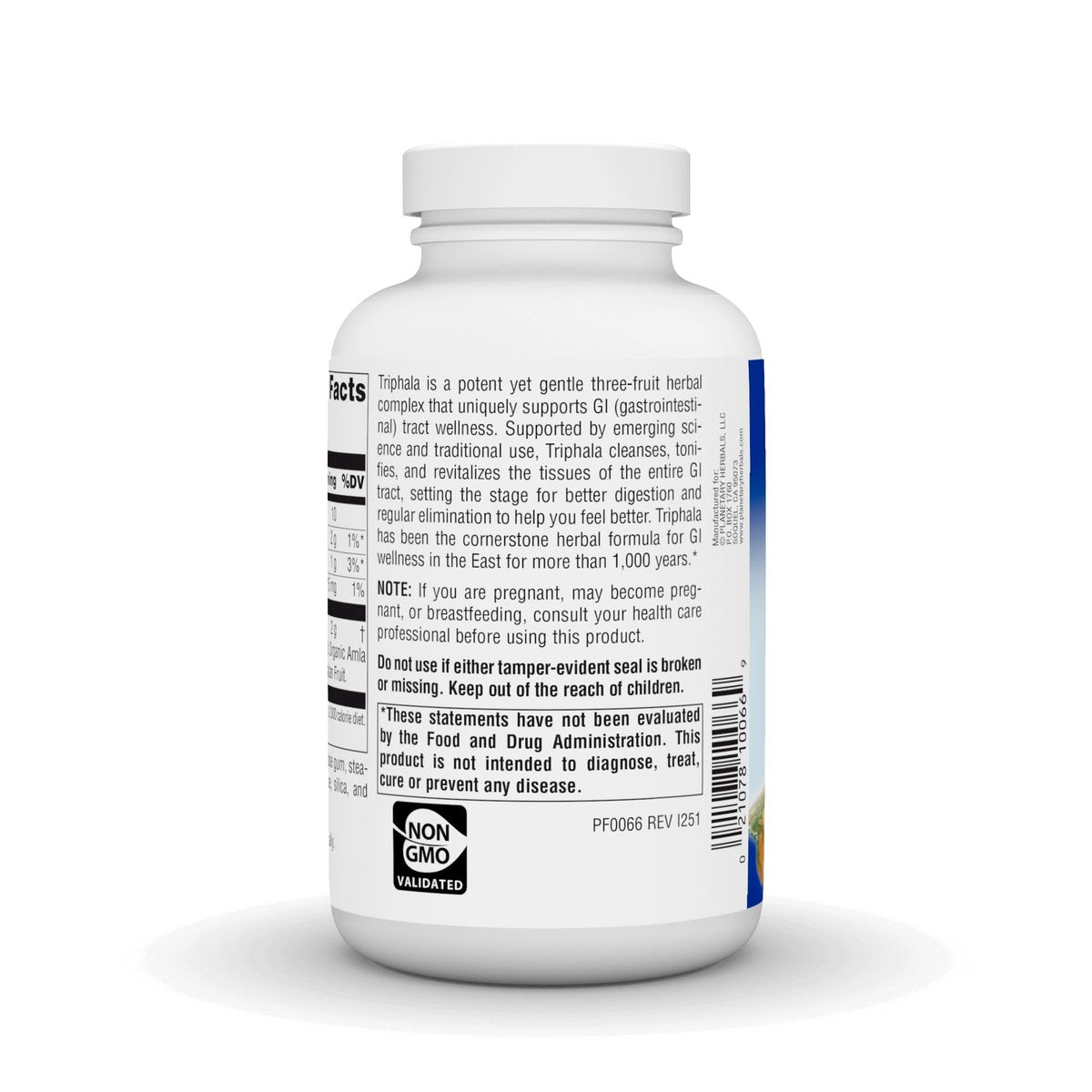 Planetary Herbals Triphala Internal Cleanser 1000mg – 180 Tabletten für die Gesundheit des Magen-Darm-Trakts