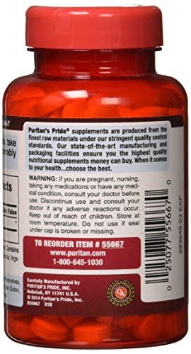 Puritan's Pride Apfelessig 600 mg, vegetarisches Nahrungsergänzungsmittel, 6-Monats-Vorrat, 200 Tabletten (Verpackung kann variieren)