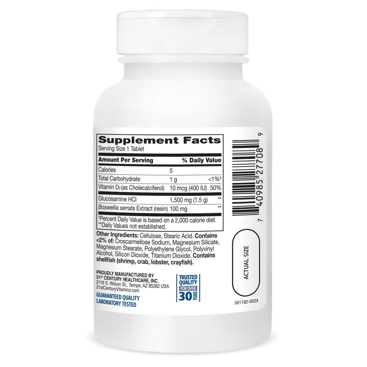21st Century Glucosamin Daily Complex Plus D Tabletten, 60 Stück