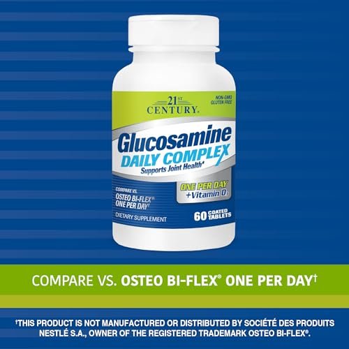21st Century Glucosamin Daily Complex Plus D Tabletten, 60 Stück