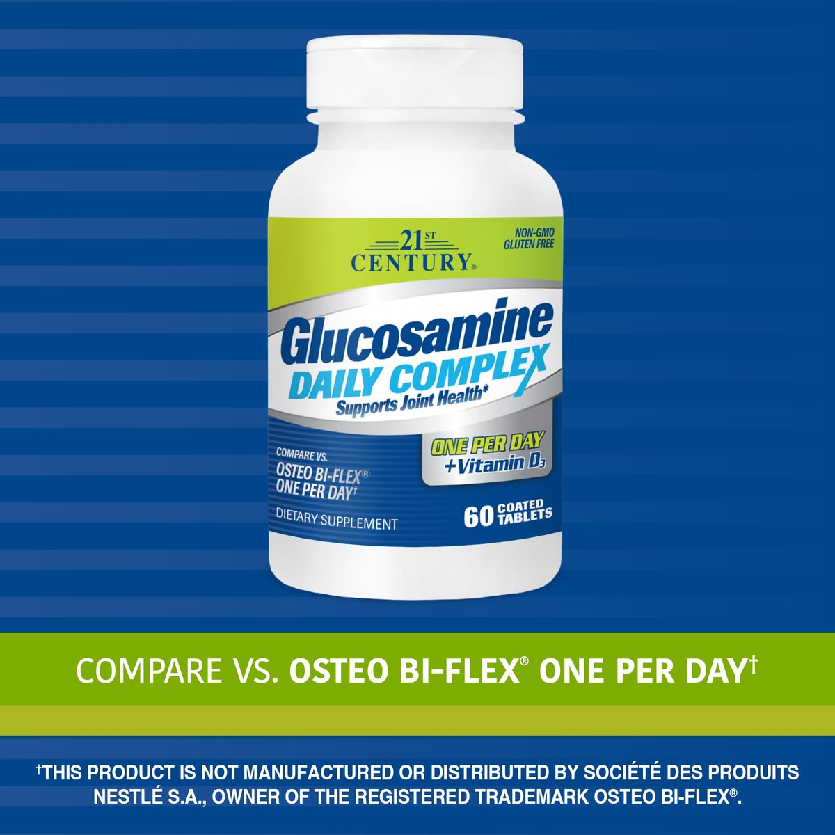 21st Century Glucosamin Daily Complex Plus D Tabletten, 60 Stück